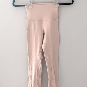 lululemon align leggings in RARE SOLD PINK MIST